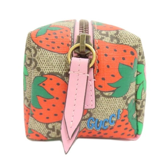 Gucci Strawberry Cosmetic Pouch 576217 - Picture 3 of 7
